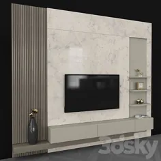 مدل های 3D: تلویزیون دیواری - تلویزیون دیواری مدرن 28