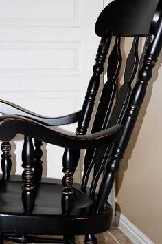 صندلی گهواره ای یک پدربزرگ - قبل و بعد از آن دوباره اصلاح کنید