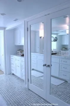 درهای آینه ای - سنتی - حمام - خانه کلاسیک معمولی