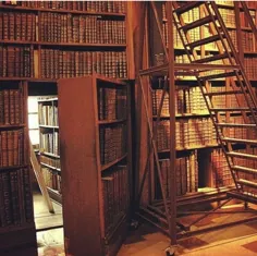 کتابخانه ای با گذر مخفی