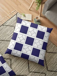 الگوی چهار ستاره چکرز.  Floor Pillow توسط نیشا پرابو