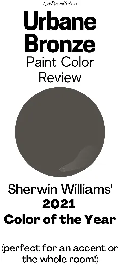 نقد و بررسی Urban Bronze - رنگ نقاشی Sherwin Williams 2021
