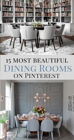 15 اتاق غذاخوری زیبا در Pinterest - دکوراسیون منزل پناهگاه