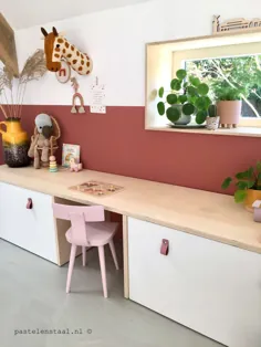 Ikea hack stuva kinder meubel DIY |  پاستل و استال