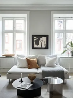 یک خانه دنج و دارای دیوارهای خاکستری - طراحی COCO LAPINE