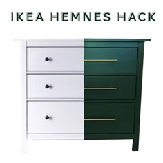 IKEA Hack - کمد جنگل Hemnes Forest با کش های برنجی - مجموعه خیابان آلو