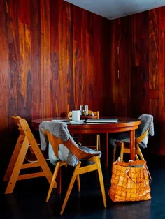 رنگ های مودی و طراحی اواسط قرن در یک خانه منحصر به فرد ویکتوریا - THE NORDROOM