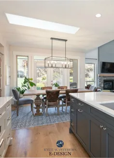 4 بهترین رنگ رنگ برای جزیره آشپزخانه یا کابینت های پایین تر - Kylie M Interiors