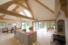 سازه های چهار چوب بلوط - معماران Leicestershire - سازه های طبیعی