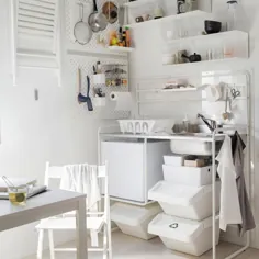 یک آشپزخانه هوشمند فضای کوچک