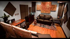 طراحی و دکوراسیون استودیوی ضبط خانه