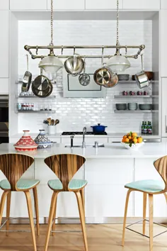 54 ایده هوشمندانه آشپزخانه کوچک که فضای موجود را به حداکثر می رساند