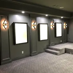 پوستر فیلم هالوی رنگی جعبه نور چراغ نمایش قاب سینما روشن سینمای خانگی ورود به سیستم در سال 2020 |  لی