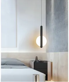 چراغ آویز LED سقفی بلند مدرن اسکاندیناوی برای روشنایی اتاق نشیمن روشنایی چراغ آویز کابل بلند