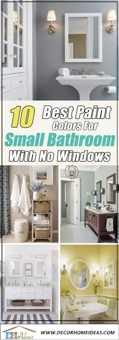 10 بهترین رنگ برای حمام کوچک بدون پنجره