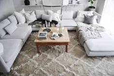 فرش سیمریکا و فرش پشم شیگ بربر - خانم آمارا (AU)