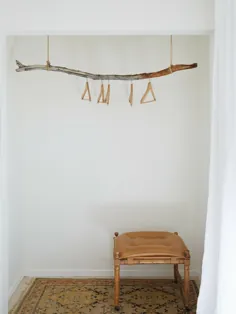 DIY Garderobe: 7 einfache Anleitungen + Ideen aus Holz، Rohr und mehr