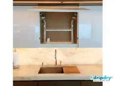 قفسه خشک کردن DripDry |  متناسب با همه کابینت ها |  ظرف قفسه مخفی کابینت