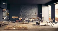 50+ استفاده هوشمندانه از دیوارهای آجری و سنگی آشکار |  هنر و خانه