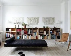 قفسه کتاب قفسه کتاب طراحی تزئینی چوبی فرآیند ویژه قفسه طناب سه تایی قفسه کتاب ، قفسه کتاب ، قفسه کتاب چوب ، قفسه