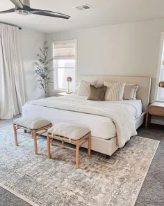 فرشهای مستقیم در اینستاگرام: "واحه ای آرامش بخش در اتاق خواب + عالی ترین فرش خنثی - Loloi Teagan.  style عاشق سبک خود ،jgoodtime!  ⁣ ما عاشق دیدن شما هستیم... "