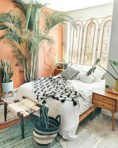 60 اتاق خواب زیبا با جذابیت رنگ های Boho - بهترین وبلاگ های #Diy جهان