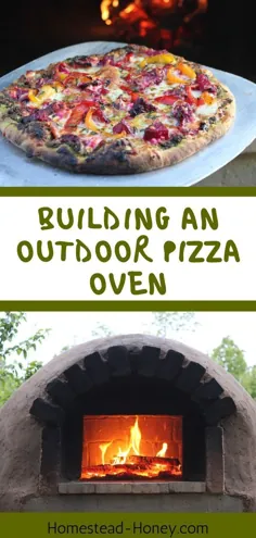 نحوه ساخت اجاق گاز پیتزا در فضای باز