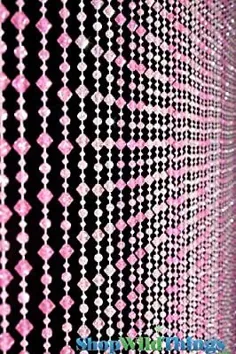 پرده مهره ای Little Gems - Pinks - 3 ft x 6 ft