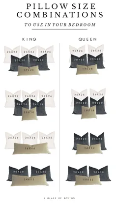 Pillow Talk: روشهای برتر من برای یک ظاهر طراحی شده در تختخواب و 15 ترکیب بالش برای استفاده در اتاق خواب • یک لیوان بووینو
