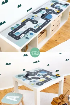 با IKEA یک جدول بازی برای اتومبیل ها طراحی کنید