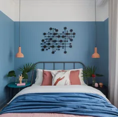 apartment آپارتمان اجاره ای رنگارنگ در مسکو (50 متر مربع)〛 ◾ عکس ◾ ایده ها ◾ طراحی