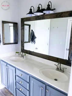 آموزش Farmhouse Style DIY Vanity Mirrors