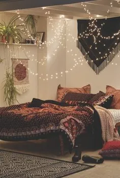 13 روش استفاده از چراغ های جن و جادویی جلوه دادن اتاق خواب شما