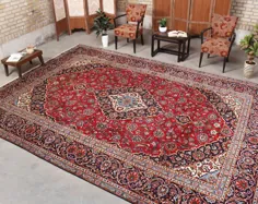 فرش آشپزخانه دکور خانه فرش فرش روستایی فرش 9'3 x |  اتسی