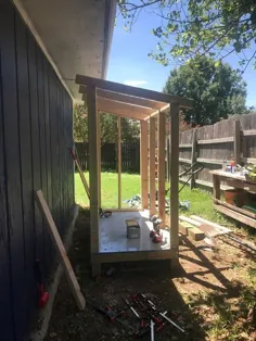 نحوه ساخت یک سایبان کوچک چوبی - وبلاگ انبار خانه