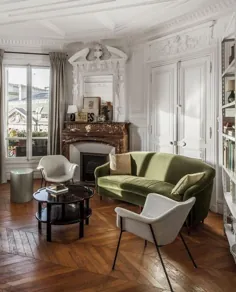 طراحی آپارتمان پاریسی توسط لوئیز لاپلاس.  در ما آن را قلب