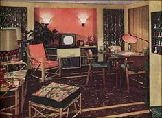 Flickriver: Photoset '1950s Interiors' توسط American Vintage Home