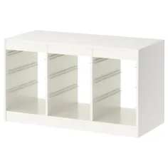 مجموعه TROFAST ، hvid ، 99x44x56 سانتی متر - IKEA