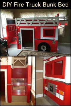 تختخواب سفارشی آتش نشانی DIY |  شبکه مالک ساز