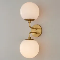 Minimalist Globe Sconce - 2 نور