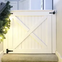 DIY Barn Door Baby Gate »ourfauxfarmhouse.com