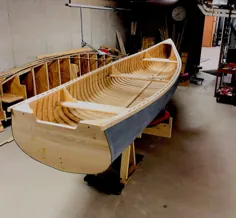 یک قایق رانی مربعی-سنگر-چوب و بوم خانه-ساخته