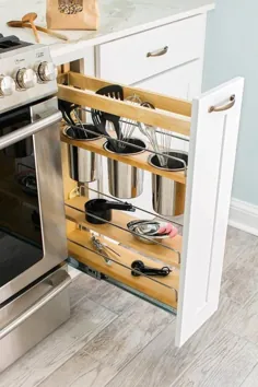 unglaublich Genius Kitchens: جزئیات صرفه جویی در فضا برای آشپزخانه های کوچک