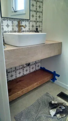 شناور غرور DIY - دکوراسیون حمام مدرن