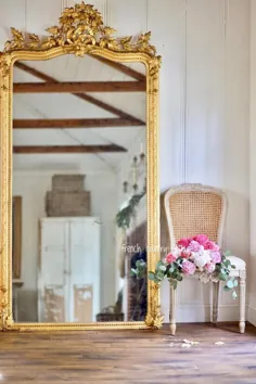 به دنبال آینه های انباشته شده با طلای کمتر - کلبه فرانسوی باشید