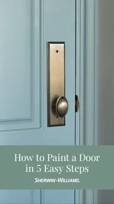 چگونه یک در را رنگ کنیم