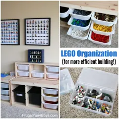 ذخیره سازی و سازماندهی LEGO برای ساختاری کارآمدتر - سرگرمی مقرون به صرفه برای دختران و پسران