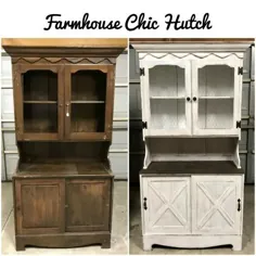 Farmhouse Chic Hutch - حسن نیت آکرون