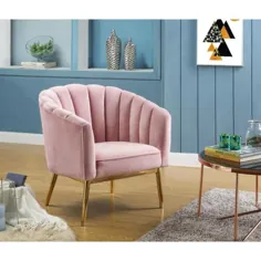 مبلمان Acme Colla Pink Accent Chair-59814 - انبار خانه