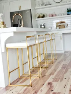 به روزرسانی آشپزخانه: نسخه چهارپایه بار - دکور سفید